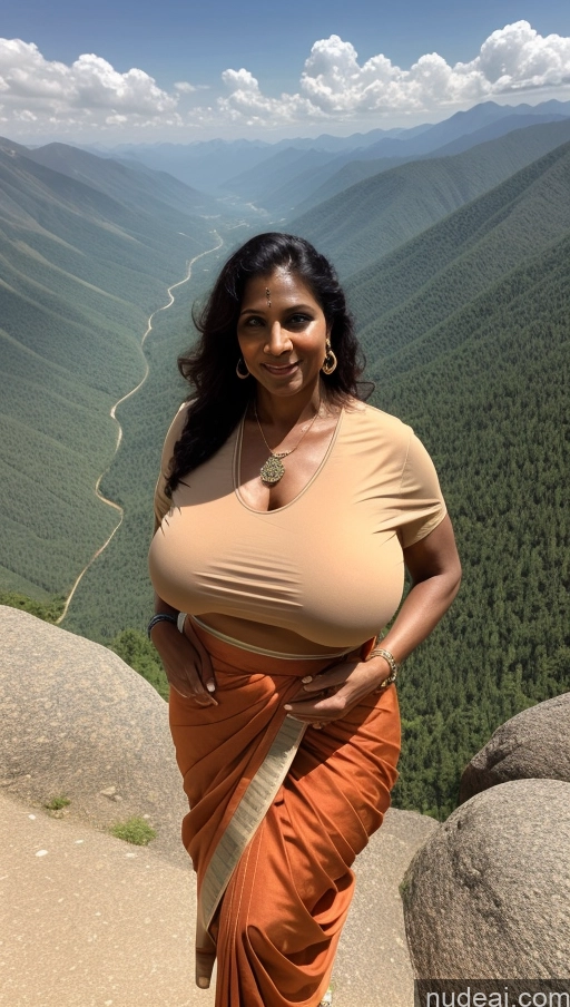 related ai porn images free for Milf Busty Huge Boobs Beautiful Tattoos Muscular Big Ass Abs Thick Big Hips Tall Dark Skin 50s Indian Close-up View T-pose Sexy Face Ginger Blouse Sari Mountains