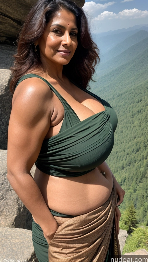 related ai porn images free for Milf Busty Huge Boobs Beautiful Tattoos Muscular Big Ass Abs Thick Big Hips Tall Dark Skin 50s Indian T-pose Sexy Face Ginger Blouse Sari Mountains Close-up View