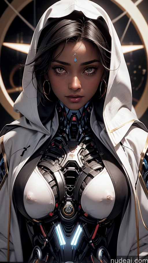 related ai porn images free for Tanned Skin Arabic Close-up View Futuristicbot V2 Huge Tits, Hard Nipples Dark Skin Gaming