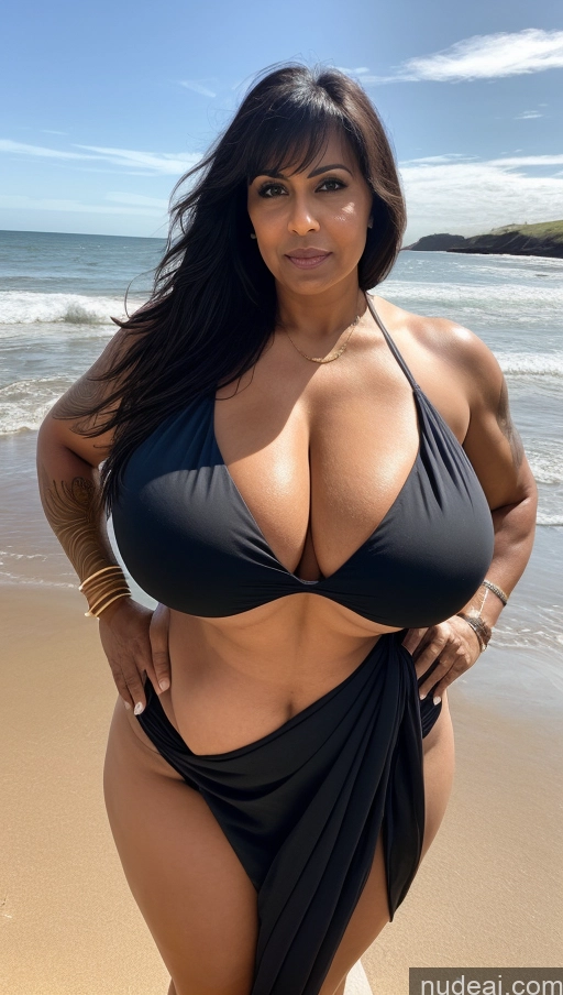 related ai porn images free for Milf Busty Huge Boobs Beautiful Tattoos Muscular Big Ass Thick Big Hips Tall Dark Skin 60s Indian Cleavage Sexy Face Sari Beach Eating Front View Black Hair Bangs Fat