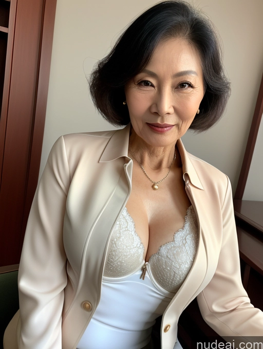 related ai porn images free for Woman Perfect Boobs Beautiful Perfect Body 70s Chinese Blouse Bra Jacket Professor Stylish Suit Detailed