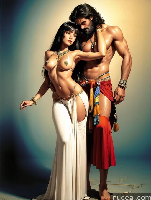 related ai porn images free for Tanned Skin Sad Seductive Bangs Native American Long Skirt Thong Tribal Jewelry Alternative GZCfinal Art By Boris Vallejo Boris Vallejo Art Style Samdoesart Fr4z3tt4 Dynamic View Two Woman + Man