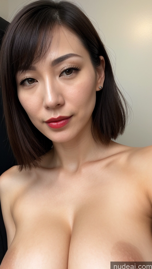 related ai porn images free for Woman One Beautiful Lipstick Fairer Skin 30s Black Hair Bobcut Skin Detail (beta) Close-up View Skinny Huge Boobs Japanese