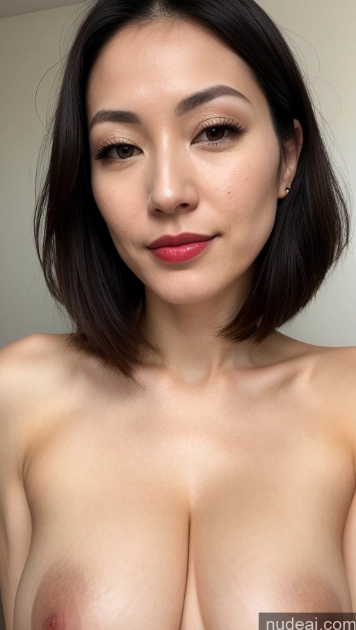 related ai porn images free for Woman One Beautiful Lipstick Fairer Skin 30s Black Hair Bobcut Skin Detail (beta) Close-up View Skinny Huge Boobs Japanese