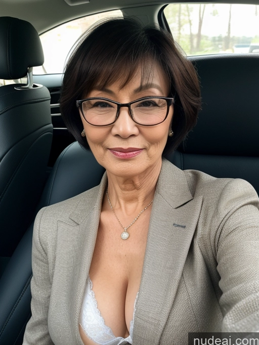 related ai porn images free for Milf Perfect Boobs Beautiful Glasses Perfect Body Short Hair 70s Chinese Car Bra Jacket Professor Stylish Suit Cleavage Detailed Sexy Face