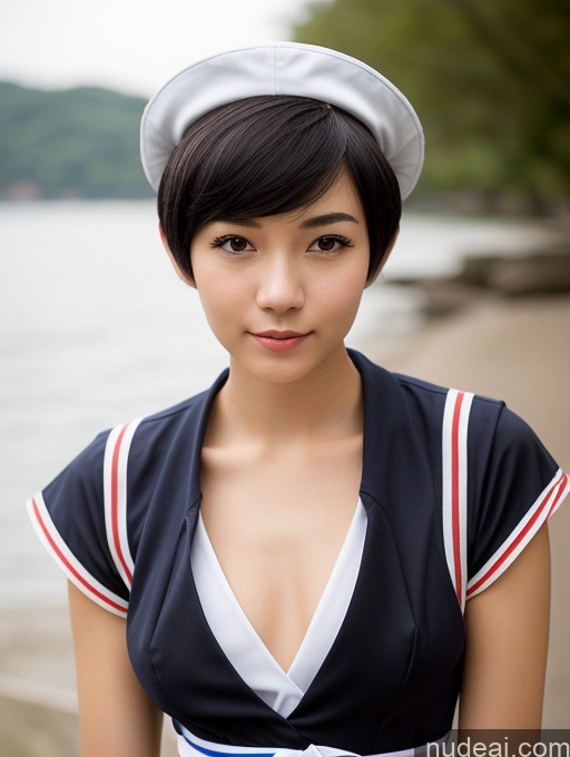 related ai porn images free for Short Front View 18 Small Tits Beautiful Skinny Black Hair Woman Short Hair Sailor Asian