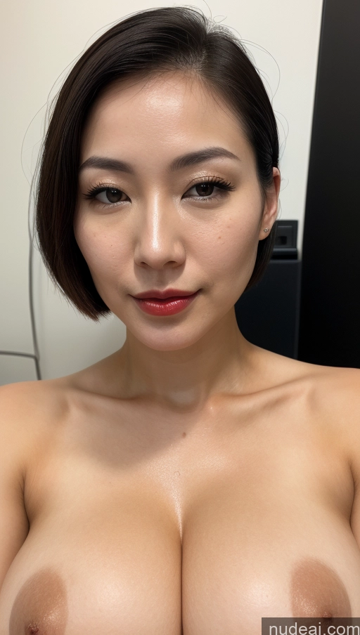 related ai porn images free for Woman One Huge Boobs Beautiful Lipstick Fairer Skin 30s Black Hair Bobcut Japanese Close-up View Skin Detail (beta)