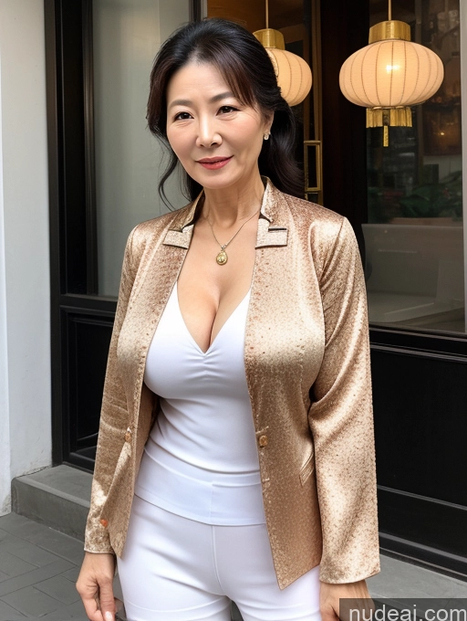 related ai porn images free for Milf Two 60s Chinese Casual Stylish Cleavage Detailed