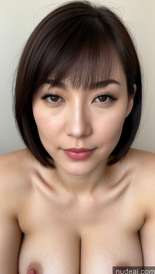 related ai porn images free for Woman One Beautiful Lipstick Fairer Skin 30s Skin Detail (beta) Huge Boobs Japanese Close-up View Bobcut Black Hair