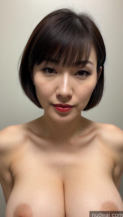 related ai porn images free for Woman One Beautiful Lipstick Fairer Skin 30s Skin Detail (beta) Huge Boobs Japanese Close-up View Bobcut Black Hair