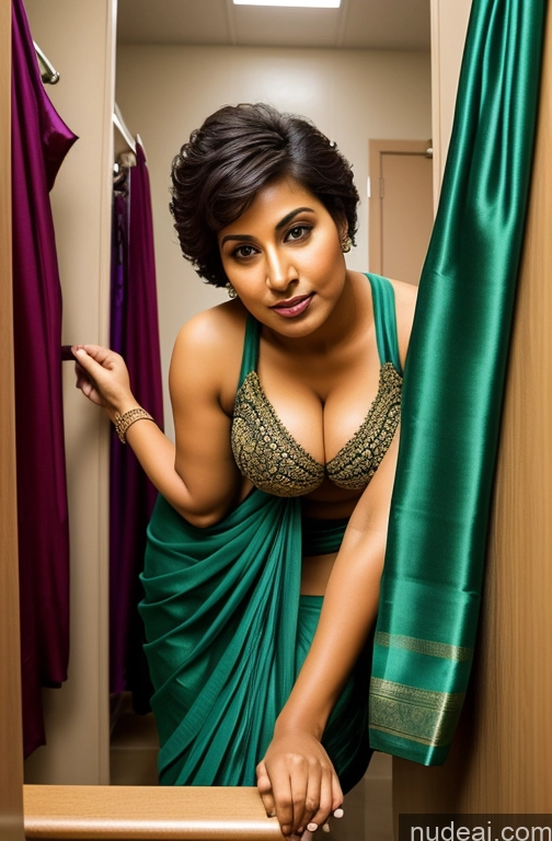 related ai porn images free for Several Busty Huge Boobs Big Ass Fat Big Hips 50s Indian Sari Woman + Man Pixie Changing Room