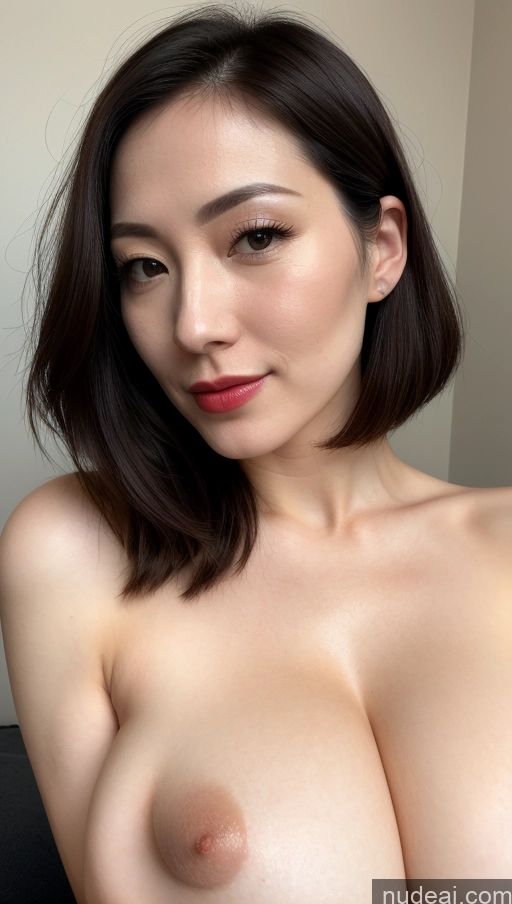 related ai porn images free for Woman One Fairer Skin 30s Skin Detail (beta) Close-up View Lipstick Beautiful Huge Boobs Japanese Bobcut Black Hair