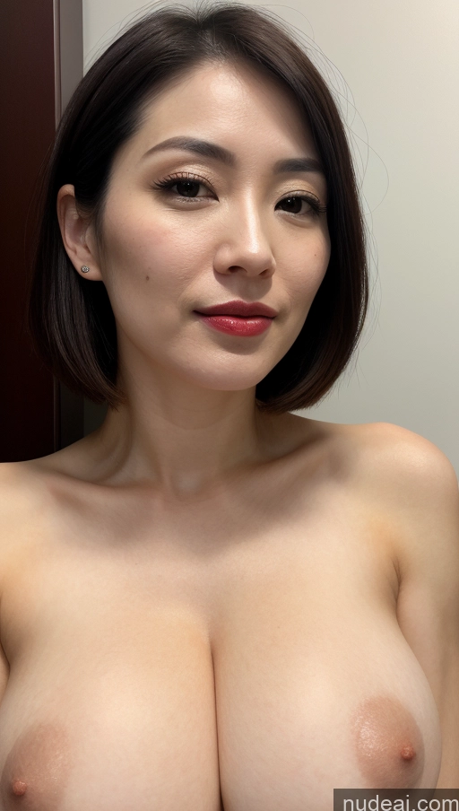 related ai porn images free for Woman One Fairer Skin 30s Skin Detail (beta) Close-up View Lipstick Beautiful Huge Boobs Japanese Bobcut Black Hair