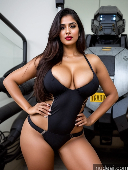 related ai porn images free for Beautiful Big Ass Perfect Body Seductive Model Indian Perfect Boobs Long Hair Lipstick 30s Mech Suit