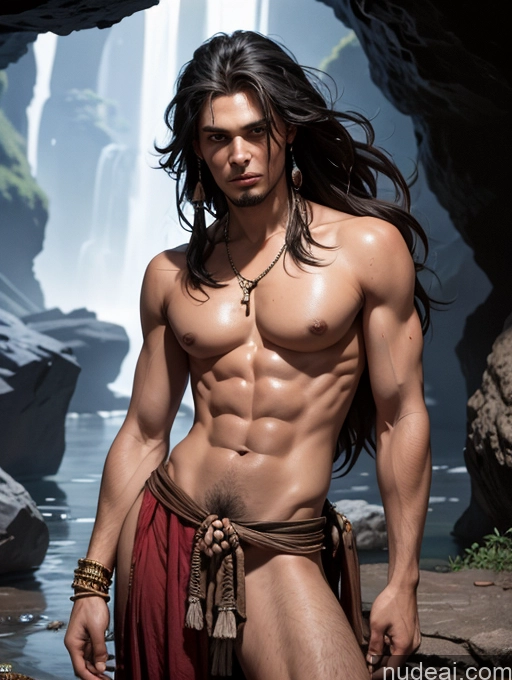 related ai porn images free for Abs Perfect Body Tanned Skin Black Hair Native American Cave Long Skirt Pirate Tribal Topless Jewelry Art By Boris Vallejo Boris Vallejo Art Style Fr4z3tt4 Bangs