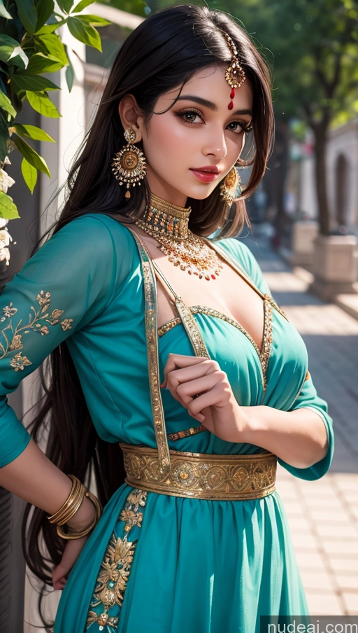 ai nude image of araffe woman in a green dress posing for a picture pics of Woman Indian Beautiful Pakistani Dress Delhi Detailed