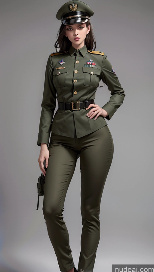 related ai porn images free for Military Hat 20s Big Hips Beautiful Skinny Model