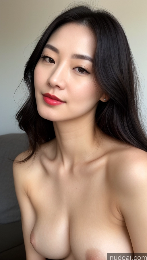 related ai porn images free for Woman One Beautiful Lipstick Fairer Skin Black Hair 30s Close-up View Skin Detail (beta) Korean Slicked Small Tits Detailed