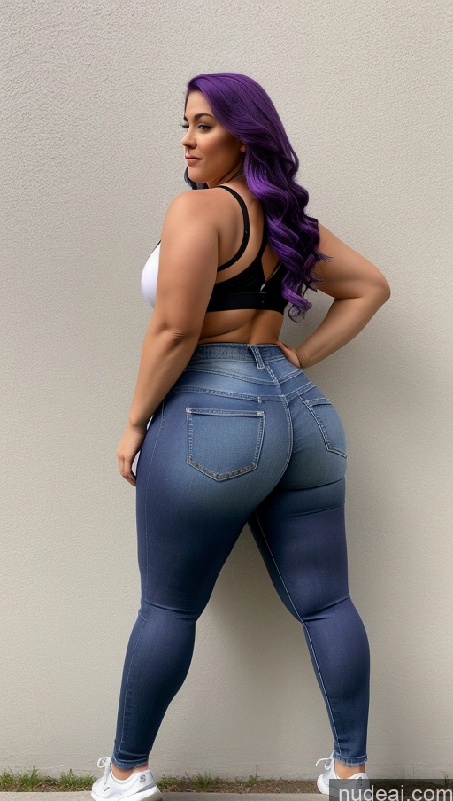 related ai porn images free for Athlete Big Ass Big Hips Jeans Purple Hair