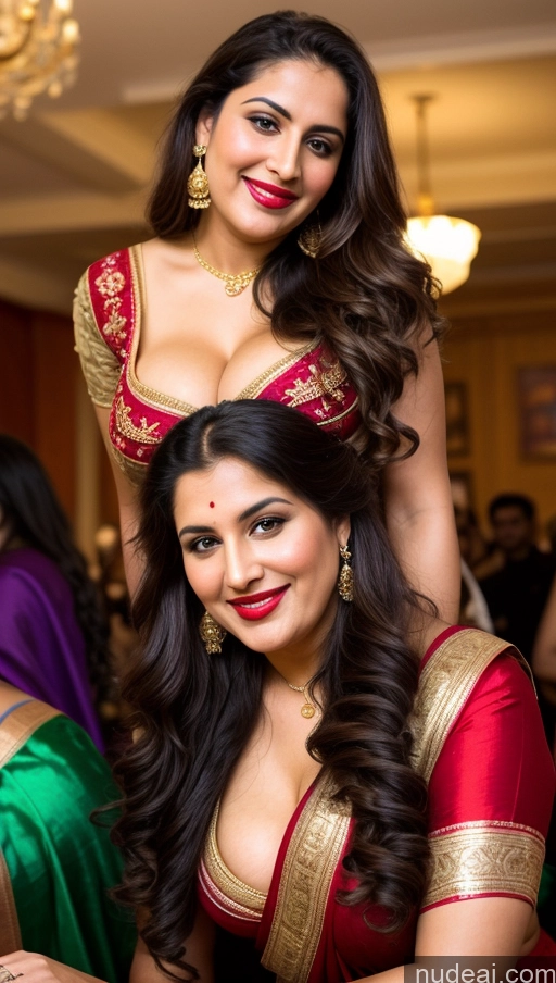 related ai porn images free for Milf Busty Beautiful Lipstick Thick Chubby Fat Big Hips Fairer Skin 20s Happy Seductive Brunette Long Hair Indian Party Front View Straddling Sari Blouse Dirndl Victorian Cleavage Gold Jewelry