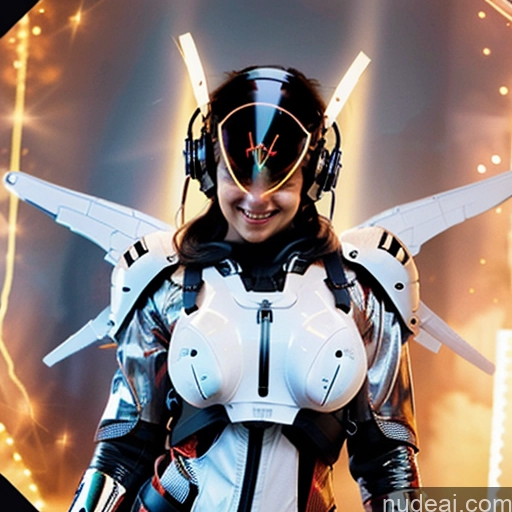 related ai porn images free for Muscular One Transparent Partially Nude Perfect Boobs Front View Laughing Angel Brunette 30s Portuguese Happy Pixie Miss Universe Model Cyberhelmet V3 Superhero Space Suit