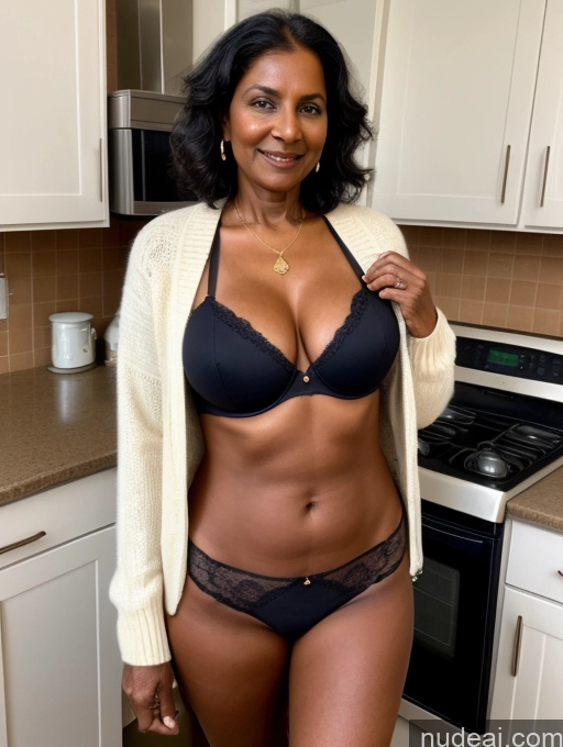 related ai porn images free for Milf Two Perfect Boobs Perfect Body Dark Skin 70s Indian Kitchen Bra Jacket Jeans Professor Secretary Cleavage Partially Nude Detailed Sweater