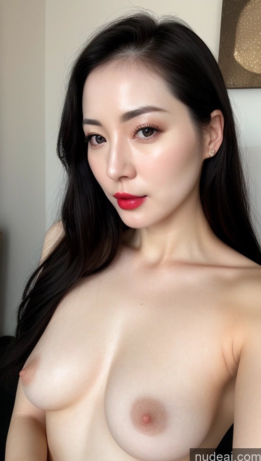 related ai porn images free for One Lipstick Fairer Skin Close-up View Woman Beautiful 30s Black Hair Small Tits Slicked Korean