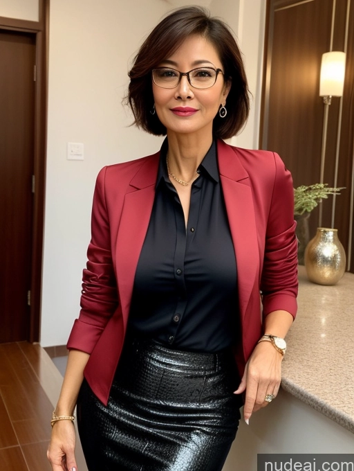 related ai porn images free for Milf Perfect Boobs Beautiful Glasses Perfect Body Seductive Pixie Chinese Party Blouse Casual Jacket Professor Secretary Shirt Stylish Suit Cleavage Detailed Sexy Face 50s