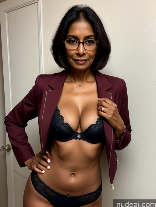 related ai porn images free for Milf Two Perfect Boobs Beautiful Glasses Perfect Body Dark Skin 60s Bobcut Indian Party Bra Jacket Professor Stylish Suit Cleavage Dark Lighting Detailed Sexy Face