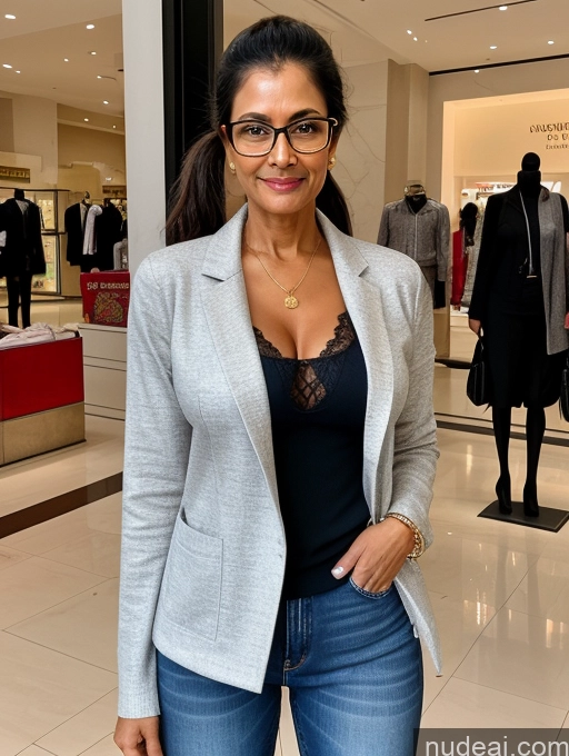 related ai porn images free for Milf Two Perfect Boobs Perfect Body Dark Skin 70s Indian Mall Blouse Casual Jacket Jeans Professor Secretary Shirt Stylish Sweater Cleavage Dark Lighting Detailed Sexy Face Glasses Ponytail