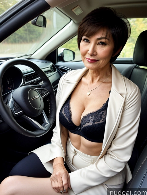 related ai porn images free for Milf Perfect Boobs Beautiful Perfect Body Short Hair 70s Chinese Car Blouse Bra Jacket Professor Stylish Suit Cleavage Detailed Sexy Face