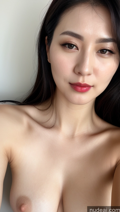 related ai porn images free for Woman One Small Tits Beautiful Lipstick Fairer Skin Black Hair Slicked Korean Close-up View 30s