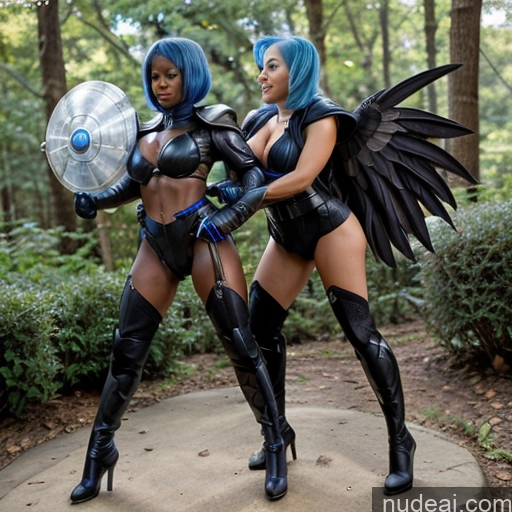 related ai porn images free for Laughing Straddling Perfect Boobs Small Tits Sexy Face African Sci-fi Armor Transparent Blue Hair Pixie Science Fiction Style Bodybuilder Front View Superhero Has Wings