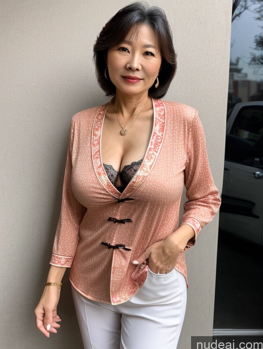 related ai porn images free for Milf Two 60s Chinese Casual Stylish Cleavage Detailed