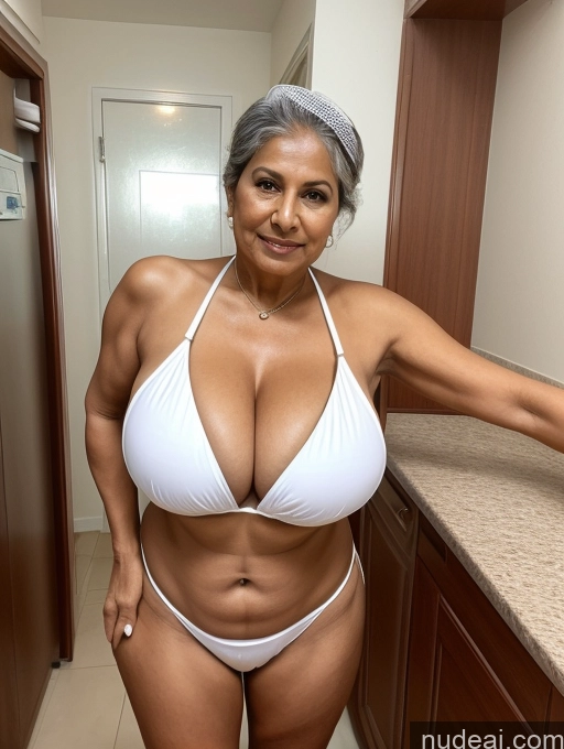 related ai porn images free for Milf One Busty Huge Boobs Tanned Skin 70s Indian Front View Maid Microkini Thong