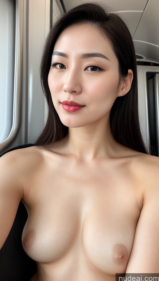 related ai porn images free for Woman One Small Tits Beautiful Lipstick Fairer Skin 30s Black Hair Slicked Korean Close-up View Train Skin Detail (beta)