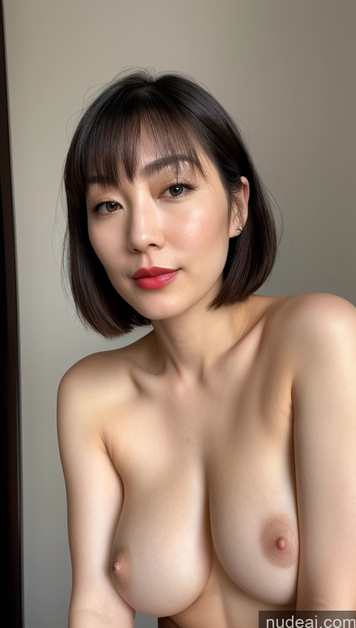 related ai porn images free for Woman One Beautiful Lipstick Fairer Skin 30s Black Hair Close-up View Japanese Bobcut Skin Detail (beta) Huge Boobs