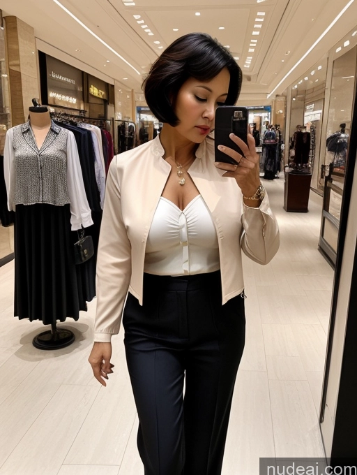 related ai porn images free for Milf Two Perfect Boobs Beautiful Perfect Body Short Hair 70s Chinese Mall Blouse Bra Casual Jacket Professor Secretary Shirt Stylish Suit Cleavage Detailed Sexy Face