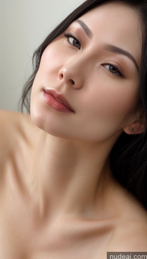 related ai porn images free for Woman One Beautiful Close-up View Fairer Skin Black Hair Slicked Chinese Small Tits Lipstick 30s Skin Detail (beta)