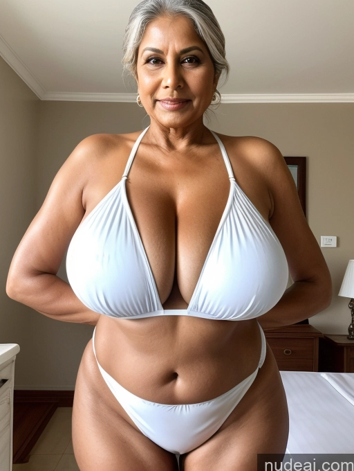 related ai porn images free for Milf One Busty Huge Boobs Tanned Skin 70s Indian Front View Maid Microkini Thong