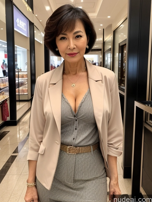 related ai porn images free for Milf Two Perfect Boobs Beautiful Perfect Body Short Hair 70s Chinese Mall Blouse Bra Casual Jacket Professor Secretary Shirt Stylish Suit Cleavage Detailed Sexy Face