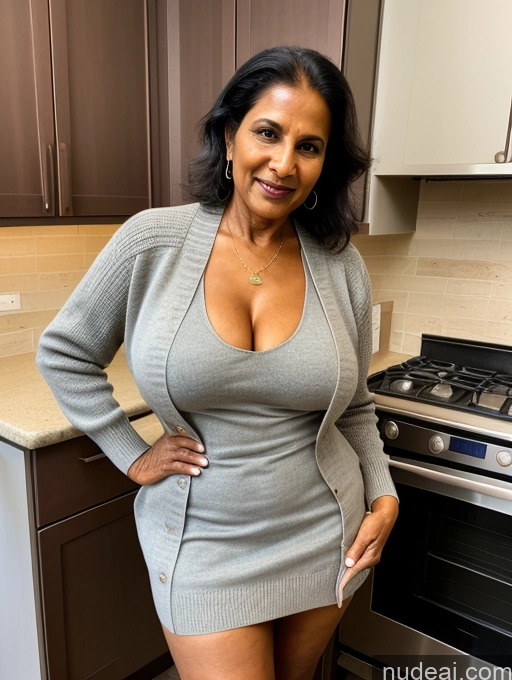 related ai porn images free for Milf Two Perfect Boobs Perfect Body Dark Skin 70s Indian Kitchen Jacket Jeans Professor Secretary Stylish Sweater Cleavage Partially Nude Detailed