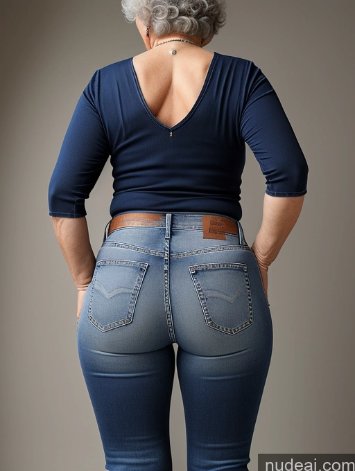 related ai porn images free for 80s Jeans Back View