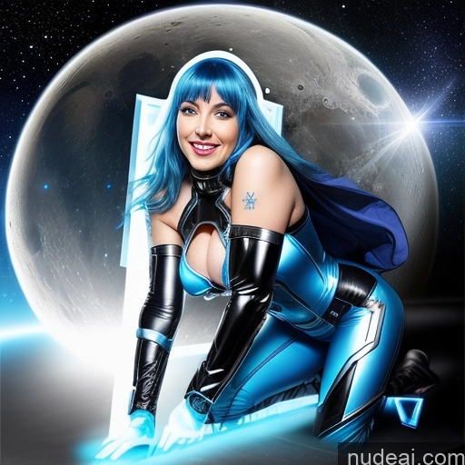 related ai porn images free for Deep Blue Eyes Art By Mooncryptowow Superhero 30s Blue Hair Ahegao Happy Space Suit Transparent Bangs Ethiopian Cyborg Busty Perfect Boobs