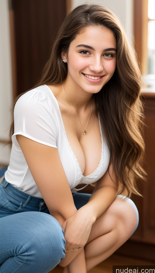 related ai porn images free for Sorority Beautiful Perfect Boobs Perfect Body 18 Jewish Squatting Blouse Cleavage Happy