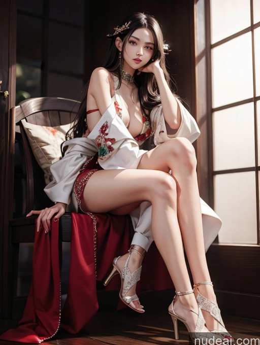 related ai porn images free for Model Beautiful Skinny 18 Black Hair Long Hair Japanese High Heels Elf Outfit/Elf Bikini