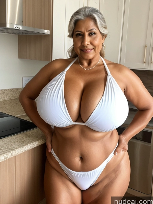 related ai porn images free for Milf One Busty Huge Boobs Thick Tanned Skin 70s Indian Front View Maid Microkini Thong