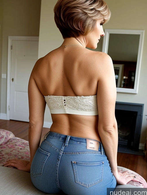 related ai porn images free for 80s Jeans Pixie Back View Bending Over