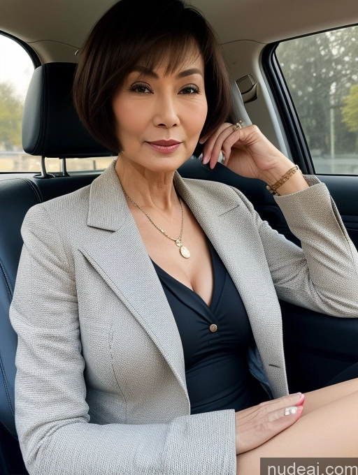 related ai porn images free for Milf Perfect Boobs Beautiful Perfect Body Short Hair 70s Chinese Car Bra Jacket Professor Stylish Suit Cleavage Detailed Sexy Face