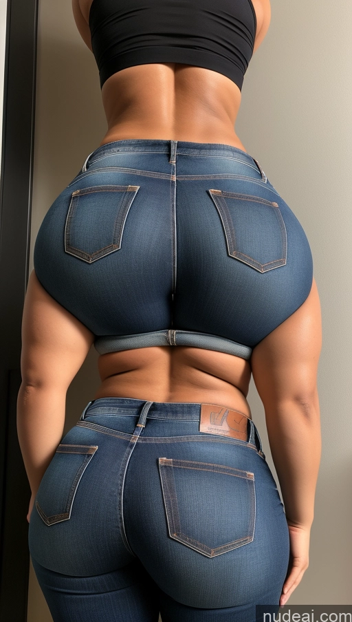 ai nude image of araffe butt - bari woman in jeans showing off her butt pics of Athlete Big Ass Big Hips Perfect Boobs Jeans